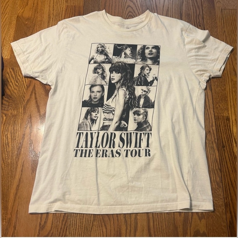 OG Eras Tour Tee- off white/beige